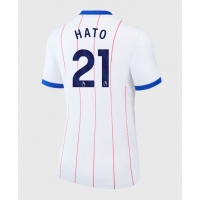 Camisa de Futebol Chelsea Jorrel Hato #21 Equipamento Alternativo Mulheres 2026-27 Manga Curta